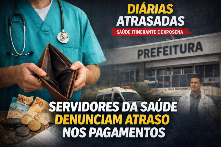 Servidores denunciam atraso em diárias da Saúde Itinerante e da ExpoSena 2024 em Sena Madureira